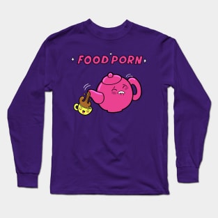 Food Porn - Tea Time Long Sleeve T-Shirt